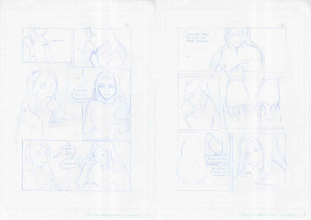 Page 4 + 5 pencil